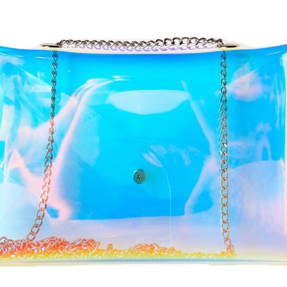 Iridescent mini laser bag